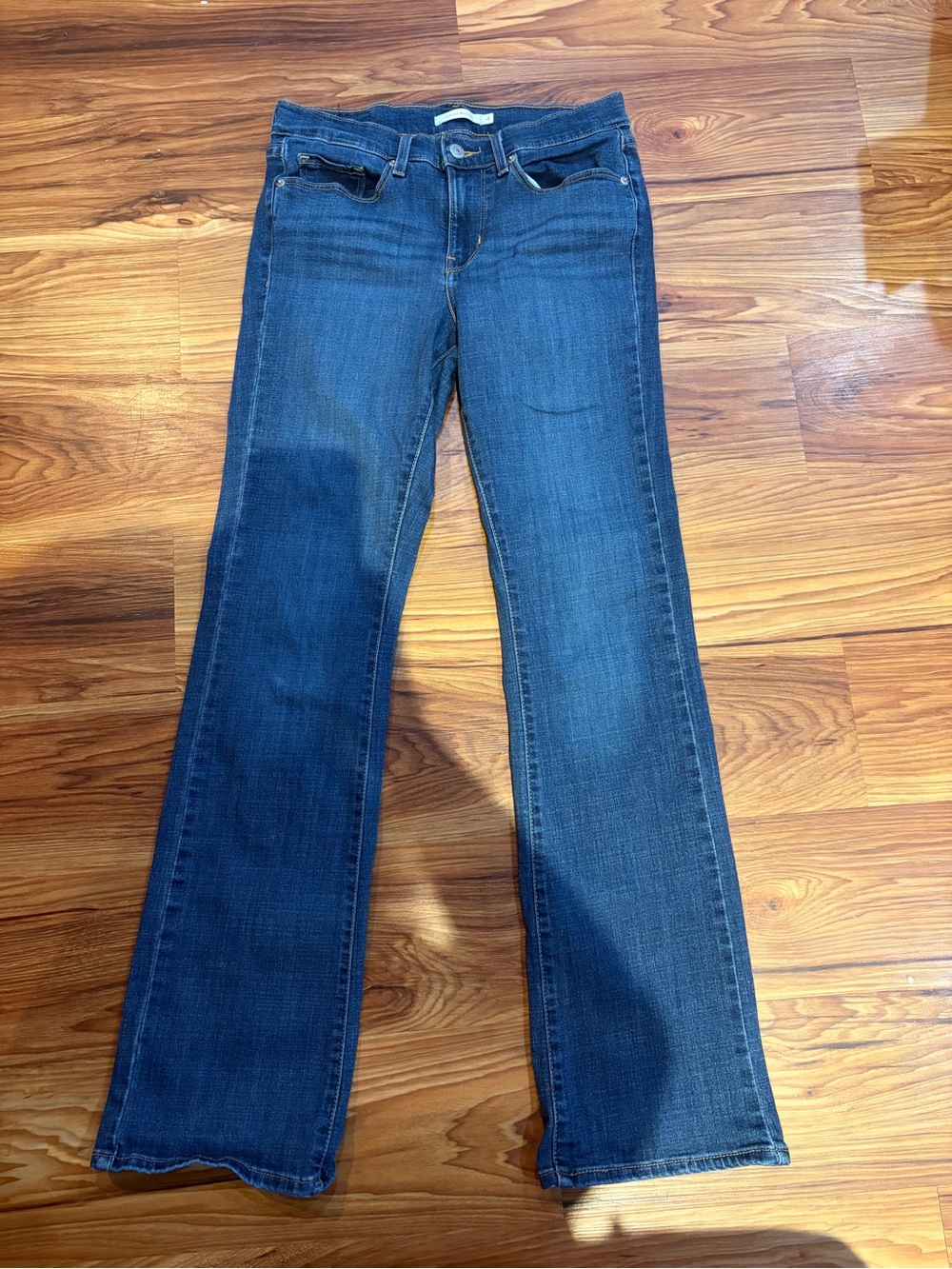 Signature by Levi Strauss Women's Dark Blue Flare Jeans